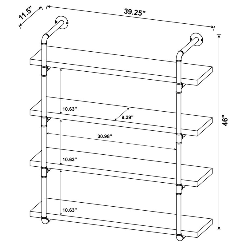 置物 Olivia Steelside™ Olivia 4 Piece Tiered Shelf & Reviews | Wayfair